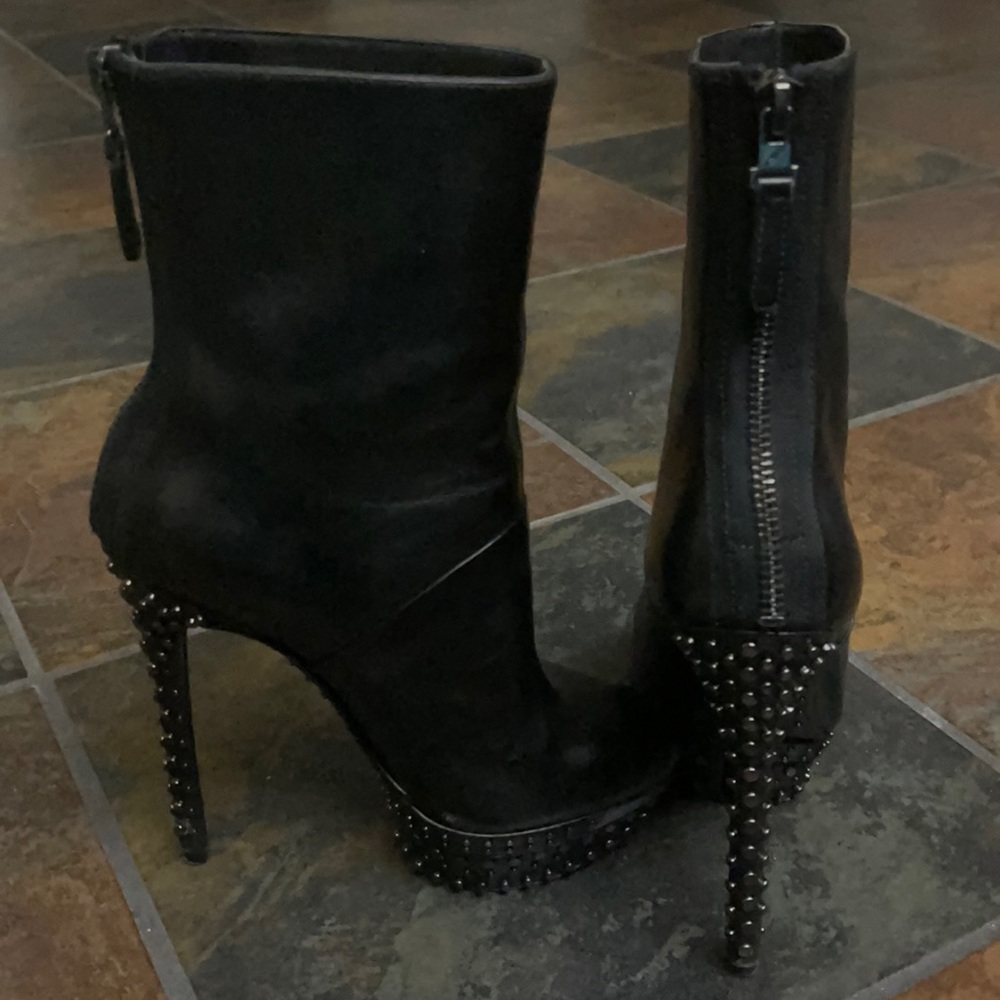 Hot Brian Atwood studded black boots